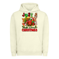 Pigment Pistachio just a girl who loves christmas Urban Hoodie - texasbilliewilder