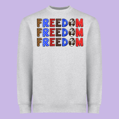 4th Of July Freedom Heavyweight Sweatshirt Designed By Hra Design Shop