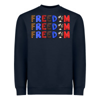 Navy 4th of july freedom Heavyweight Sweatshirt - HRA Design Shop