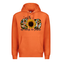 Carrot with god all things are possible sunflower Premium Hoodie - Jasminsmagicworld
