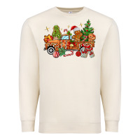 Sandshell christmas gingerbread truck Premium Sweatshirt - MaliasSmallBusiness