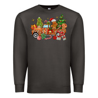 Smoke christmas gingerbread truck Premium Sweatshirt - MaliasSmallBusiness