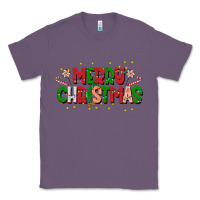 Lavender festive merry christmas greeting Classic Tee - CowhideDigitalArt