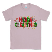 Lilac festive merry christmas greeting Classic Tee - CowhideDigitalArt