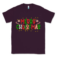 Plum festive merry christmas greeting Classic Tee - CowhideDigitalArt