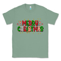Sage festive merry christmas greeting Classic Tee - CowhideDigitalArt