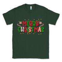 Sports Green festive merry christmas greeting Classic Tee - CowhideDigitalArt