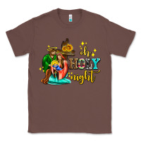 Chestnut oh holy night with sunflower and cross Classic Tee - AdoDesignShop