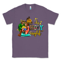 Lavender oh holy night with sunflower and cross Classic Tee - AdoDesignShop