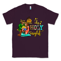 Plum oh holy night with sunflower and cross Classic Tee - AdoDesignShop