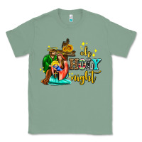 Sage oh holy night with sunflower and cross Classic Tee - AdoDesignShop
