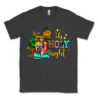 Smoke oh holy night with sunflower and cross Classic Tee - AdoDesignShop