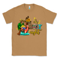 Toasted Coconut oh holy night with sunflower and cross Classic Tee - AdoDesignShop