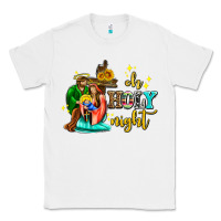 White oh holy night with sunflower and cross Classic Tee - AdoDesignShop