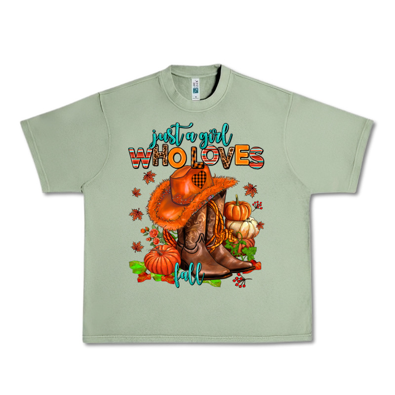 Jusr A Girl Who Loves Fall  Cowgirl Urban Heavy Tee by AdoDesignShop | Teevron