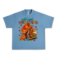 Pebble Blue jusr a girl who loves fall  cowgirl Urban Heavy Tee - AdoDesignShop