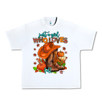 White jusr a girl who loves fall  cowgirl Urban Heavy Tee - AdoDesignShop