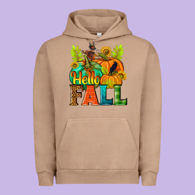 Hello Fall Urban Hoodie Designed By Nancycooperartshop