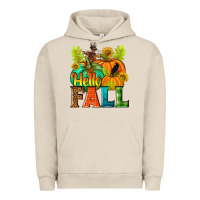 Pigment French Oak Hello Fall Urban Hoodie - NancyCooperArtShop