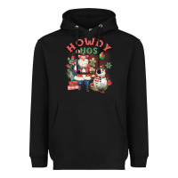 Black howdy hos Heavyweight Hoodie - MaliasSmallBusiness