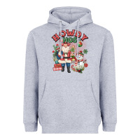 Heather Grey howdy hos Heavyweight Hoodie - MaliasSmallBusiness
