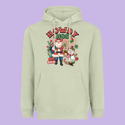 Howdy Hos Heavyweight Hoodie Designed By Maliassmallbusiness
