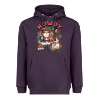 Plum howdy hos Heavyweight Hoodie - MaliasSmallBusiness