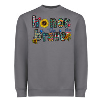 Storm honor the brave Heavyweight Sweatshirt - CowhideDigitalArt