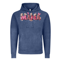 Vintage Denim pink flowers mama Vintage Hoodie - Zillion Design Studio
