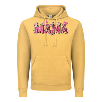 Vintage Mustard pink flowers mama Vintage Hoodie - Zillion Design Studio