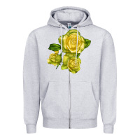 Heather Grey st. patrick rose Zipper Hoodie - LillyAllenDesigns