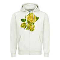Oatmeal Heather st. patrick rose Zipper Hoodie - LillyAllenDesigns