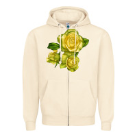 Sandshell st. patrick rose Zipper Hoodie - LillyAllenDesigns