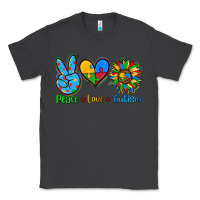 Smoke peace love autism Classic Tee - AdoDesignShop