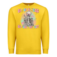 Lemon bit of a mess but doing my best Premium Sweatshirt - MaliasSmallBusiness