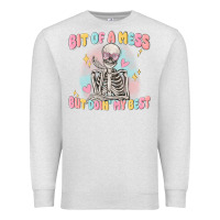 Oatmeal Heather bit of a mess but doing my best Premium Sweatshirt - MaliasSmallBusiness