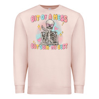 Pale Pink bit of a mess but doing my best Premium Sweatshirt - MaliasSmallBusiness