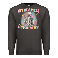 Smoke bit of a mess but doing my best Premium Sweatshirt - MaliasSmallBusiness