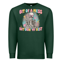 Sports Green bit of a mess but doing my best Premium Sweatshirt - MaliasSmallBusiness