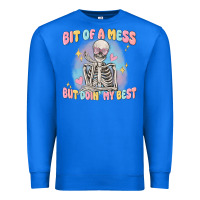 True Royal bit of a mess but doing my best Premium Sweatshirt - MaliasSmallBusiness