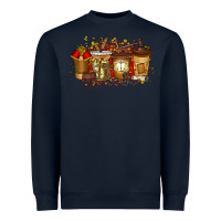 Navy lawyer coffee drink Heavyweight Sweatshirt - RacoonDesign