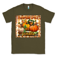 Army Green pumpkin spice junkie tumbler Classic Tee - BundleAndBundleShop