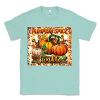 Seafoam pumpkin spice junkie tumbler Classic Tee - BundleAndBundleShop