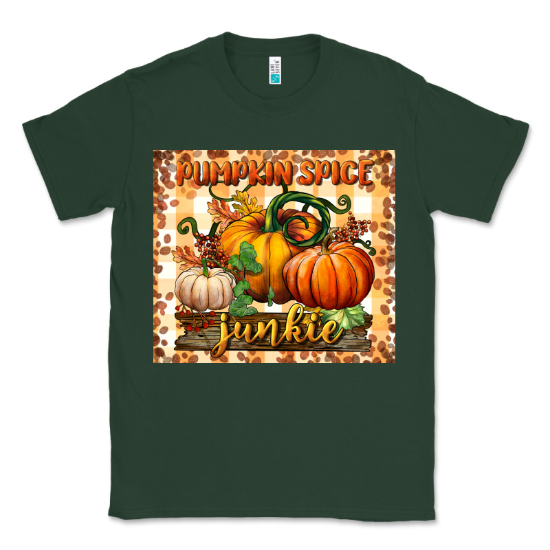 Pumpkin Spice Junkie Tumbler Classic Tee by BundleAndBundleShop | Teevron