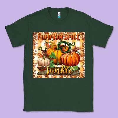 Pumpkin Spice Junkie Tumbler Classic Tee Designed By Bundleandbundleshop