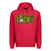 Cardinal lucky gnome st patricks day Premium Hoodie - Jasminsmagicworld
