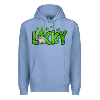 Colony Blue lucky gnome st patricks day Premium Hoodie - Jasminsmagicworld