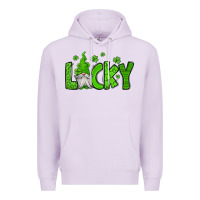 Lilac lucky gnome st patricks day Premium Hoodie - Jasminsmagicworld