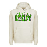 Oatmeal Heather lucky gnome st patricks day Premium Hoodie - Jasminsmagicworld