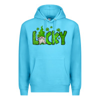 Ocean Blue lucky gnome st patricks day Premium Hoodie - Jasminsmagicworld